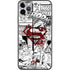 DC Comics Superman Comic Pattern Logo in Red iPhone 11 Pro Max Skin