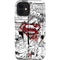 DC Comics Superman Comic Pattern Logo in Red iPhone 12 Impact Case