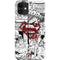 DC Comics Superman Comic Pattern Logo in Red iPhone 12 Mini Lite Case