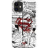 DC Comics Superman Comic Pattern Logo in Red iPhone 12 Mini Lite Case