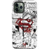 DC Comics Superman Comic Pattern Logo in Red iPhone 12 Pro Impact Case