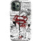DC Comics Superman Comic Pattern Logo in Red iPhone 12 Pro Max Impact Case