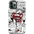 DC Comics Superman Comic Pattern Logo in Red iPhone 12 Pro Max Impact Case
