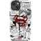 DC Comics Superman Comic Pattern Logo in Red iPhone 13 Impact Case