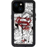 DC Comics Superman Comic Pattern Logo in Red iPhone 13 Mini Waterproof Case