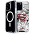 DC Comics Superman Comic Pattern Logo in Red iPhone 13 Pro Max MagSafe Case
