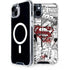 DC Comics Superman Comic Pattern Logo in Red iPhone 14 Plus MagSafe Case