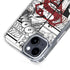 DC Comics Superman Comic Pattern Logo in Red iPhone 15 Plus MagSafe Case