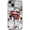 DC Comics Superman Comic Pattern Logo in Red iPhone 14 Plus Skin