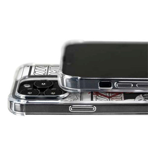 DC Comics Superman Comic Pattern Logo in Red iPhone 14 Pro MagSafe Case