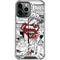 DC Comics Superman Comic Pattern Logo in Red iPhone 14 Pro Max Clear Case