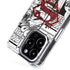DC Comics Superman Comic Pattern Logo in Red iPhone 14 Pro Max MagSafe Case