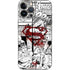 DC Comics Superman Comic Pattern Logo in Red iPhone 14 Pro Max Skin