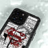 DC Comics Superman Comic Pattern Logo in Red iPhone 14 Pro Max Waterproof Case