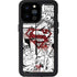 DC Comics Superman Comic Pattern Logo in Red iPhone 14 Pro Max Waterproof Case