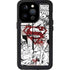 DC Comics Superman Comic Pattern Logo in Red iPhone 14 Pro Waterproof Case