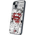 DC Comics Superman Comic Pattern Logo in Red iPhone 15 Skin
