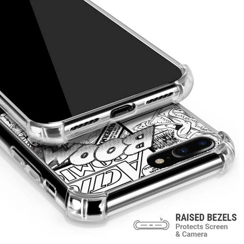 DC Comics Superman Comic Pattern Logo in Red iPhone 7/8 Plus Clear Case
