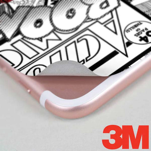 DC Comics Superman Comic Pattern Logo in Red iPhone 7 Skin