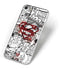 DC Comics Superman Comic Pattern Logo in Red iPhone 7 Skin