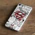 DC Comics Superman Comic Pattern Logo in Red iPhone 7 Skin