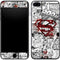 DC Comics Superman Comic Pattern Logo in Red iPhone 8 Plus Skin