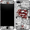 DC Comics Superman Comic Pattern Logo in Red iPhone 8 Plus Skin