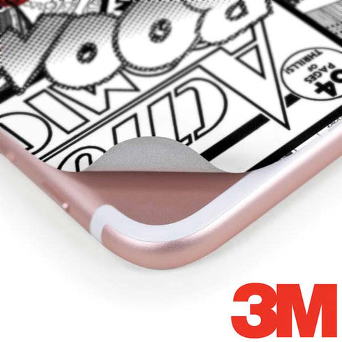 DC Comics Superman Comic Pattern Logo in Red iPhone 8 Plus Skin