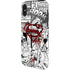 DC Comics Superman Comic Pattern Logo in Red iPhone X Pro Case