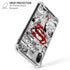 DC Comics Superman Comic Pattern Logo in Red iPhone XR Clear Case