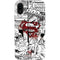 DC Comics Superman Comic Pattern Logo in Red iPhone XR Pro Case