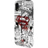 DC Comics Superman Comic Pattern Logo in Red iPhone XR Pro Case
