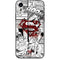 DC Comics Superman Comic Pattern Logo in Red iPhone XR Skin