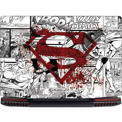 DC Comics Superman Comic Pattern Logo in Red Legion Y720 Skin