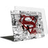 DC Comics Superman Comic Pattern Logo in Red MacBook Air 15in (2023-2025) Case plus Skin
