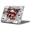 DC Comics Superman Comic Pattern Logo in Red Apple MacBook Pro 13-inch Skin