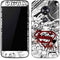 DC Comics Superman Comic Pattern Logo in Red Moto E5 Play Skin