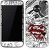 DC Comics Superman Comic Pattern Logo in Red Moto E5 Play Skin
