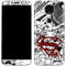DC Comics Superman Comic Pattern Logo in Red Moto E5 Plus Skin