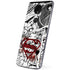 DC Comics Superman Comic Pattern Logo in Red Moto E5 Plus Skin