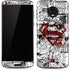 DC Comics Superman Comic Pattern Logo in Red Moto G6 Skin