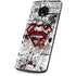 DC Comics Superman Comic Pattern Logo in Red Moto G6 Skin