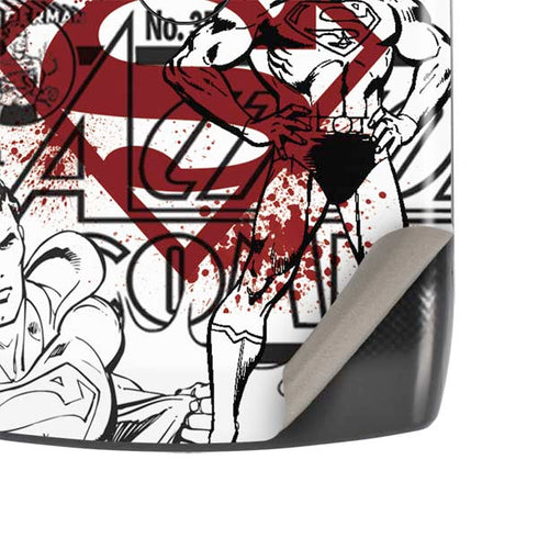 DC Comics Superman Comic Pattern Logo in Red Motorola RAZR Skin