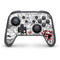 DC Comics Superman Comic Pattern Logo in Red Nintendo Switch Pro Controller Skin