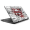 DC Comics Superman Comic Pattern Logo in Red HP Notebook Skin