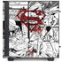 DC Comics Superman Comic Pattern Logo in Red NZXT H510 Compact ATX Mid-Tower Case Skin