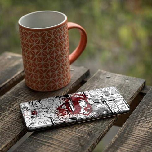 DC Comics Superman Comic Pattern Logo in Red OnePlus 7 Pro Skin