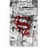 DC Comics Superman Comic Pattern Logo in Red PS5 Slim Digital Edition Bundle Skin
