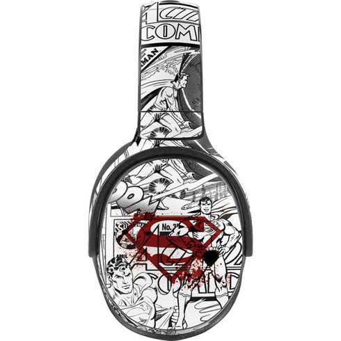 DC Comics Superman Comic Pattern Logo in Red Skullcandy Venue Skin