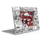 DC Comics Superman Comic Pattern Logo in Red Surface Book 2 13.5in Skin